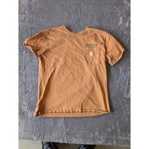 Carhartt Sequoia National Park Pocket T-Shirt Mens Medium Loose Fit Orange Tee